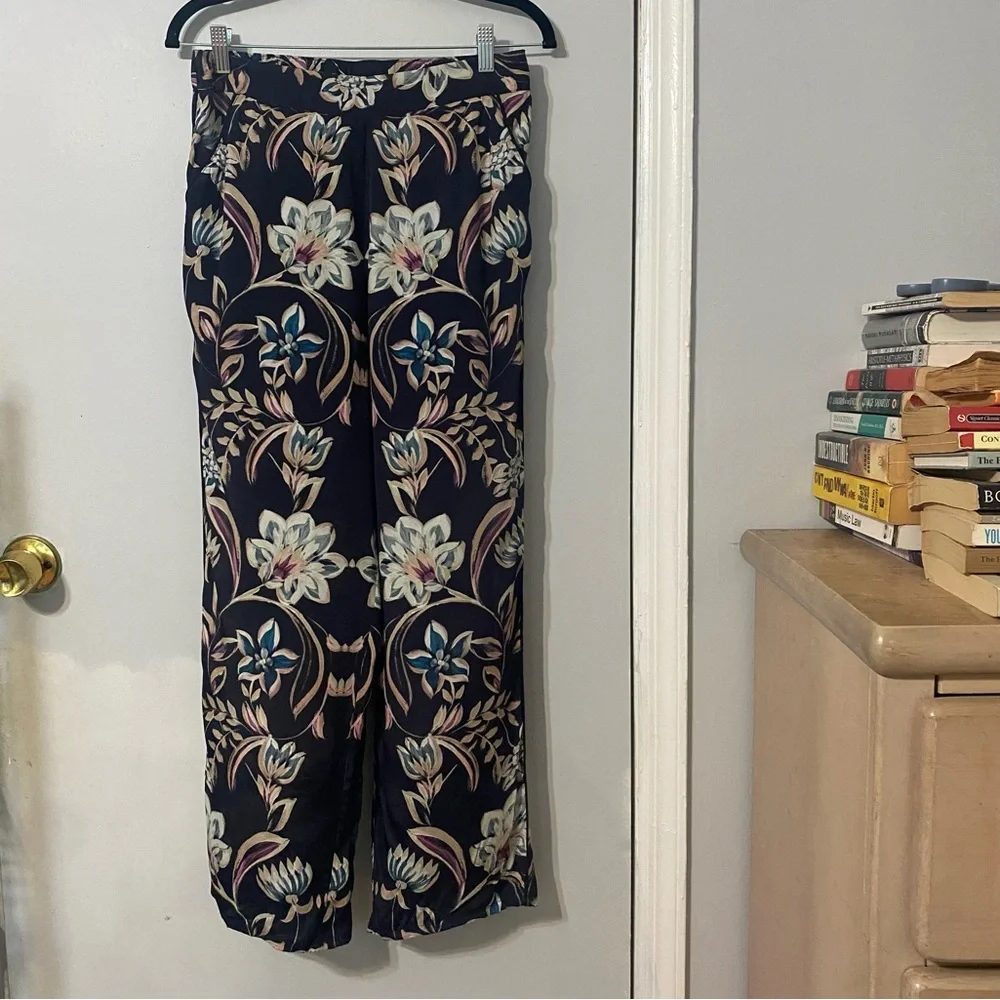 {Kachel | Anthropologie} Percy Floral Pants ~ Size 6 - Picture 4 of 16